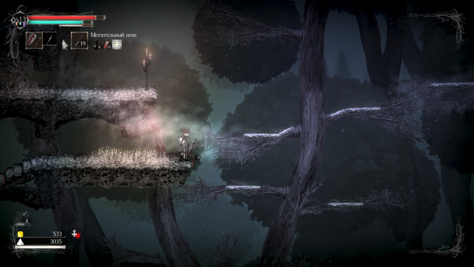 Геймплей Salt and Sanctuary