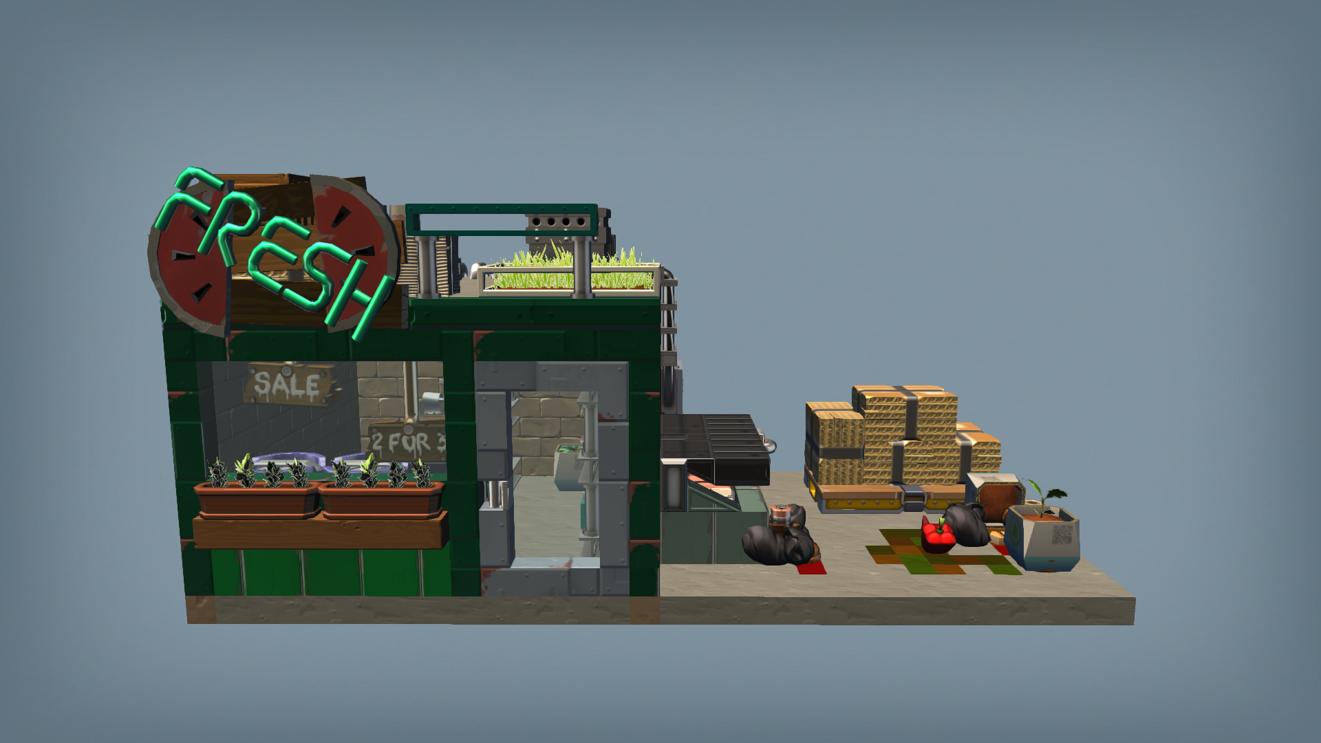 2x1 Small Store (Minicity)