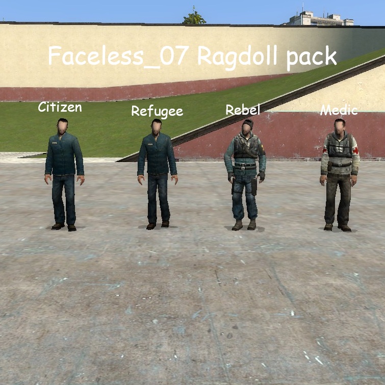 Faceless_07 Ragdoll Pack
