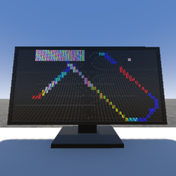 Realistic Working RGB Screen Medium