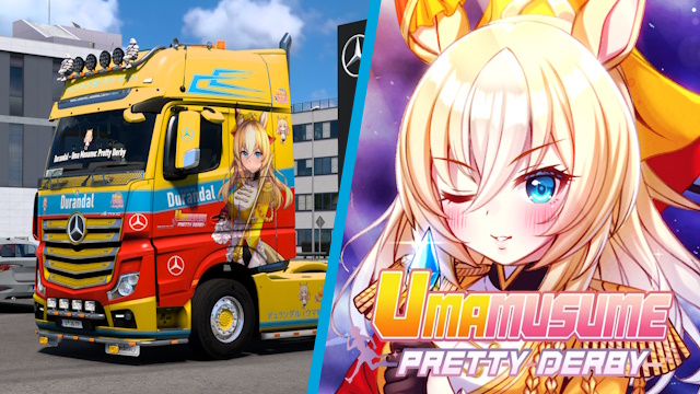 Mercedes Actros MP4 Durandal - Uma Musume: Pretty Derby Skin
