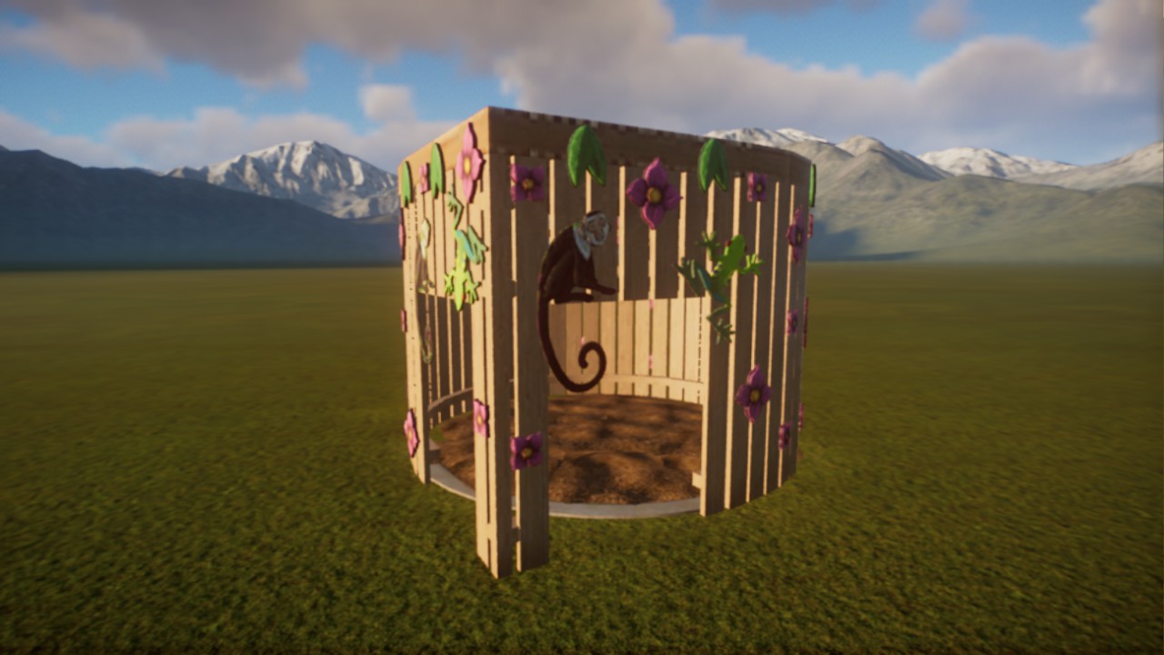 Little Shelter with wall-decor