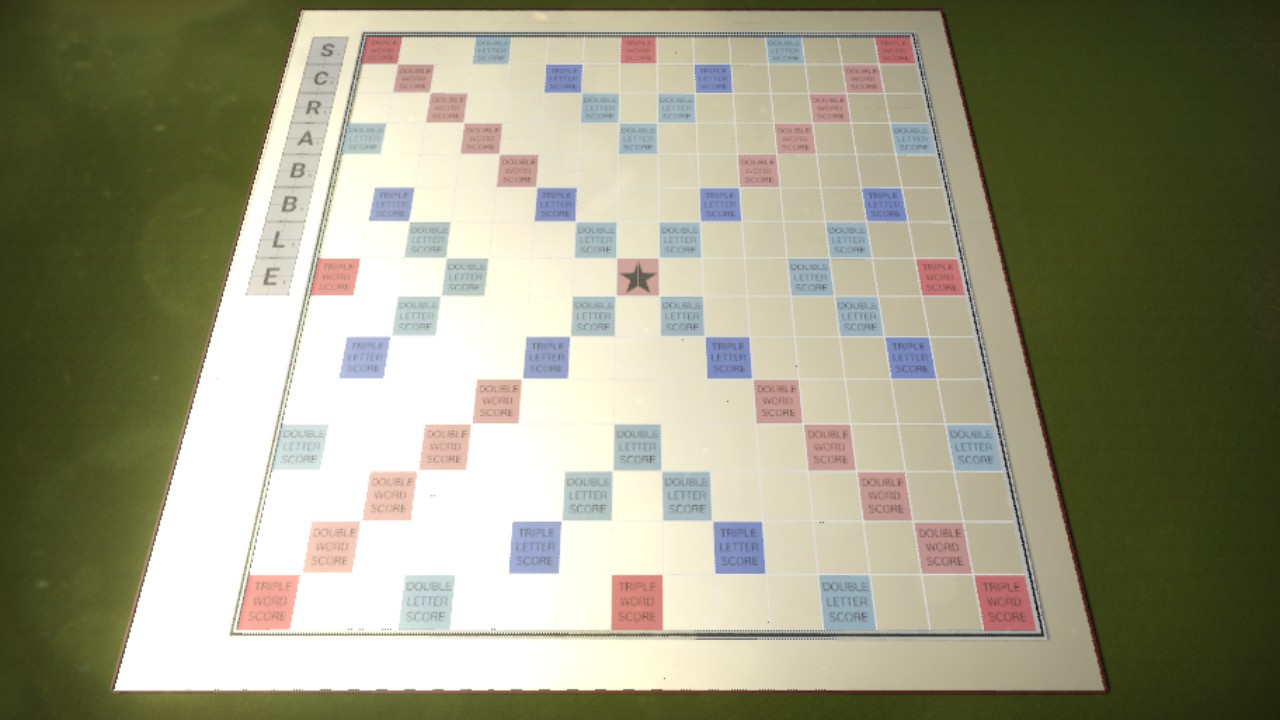 Scrabble - Giant Light Up Scrabble Board Blank - 144m x 136m (Channel 5 Gaming coaster contest)