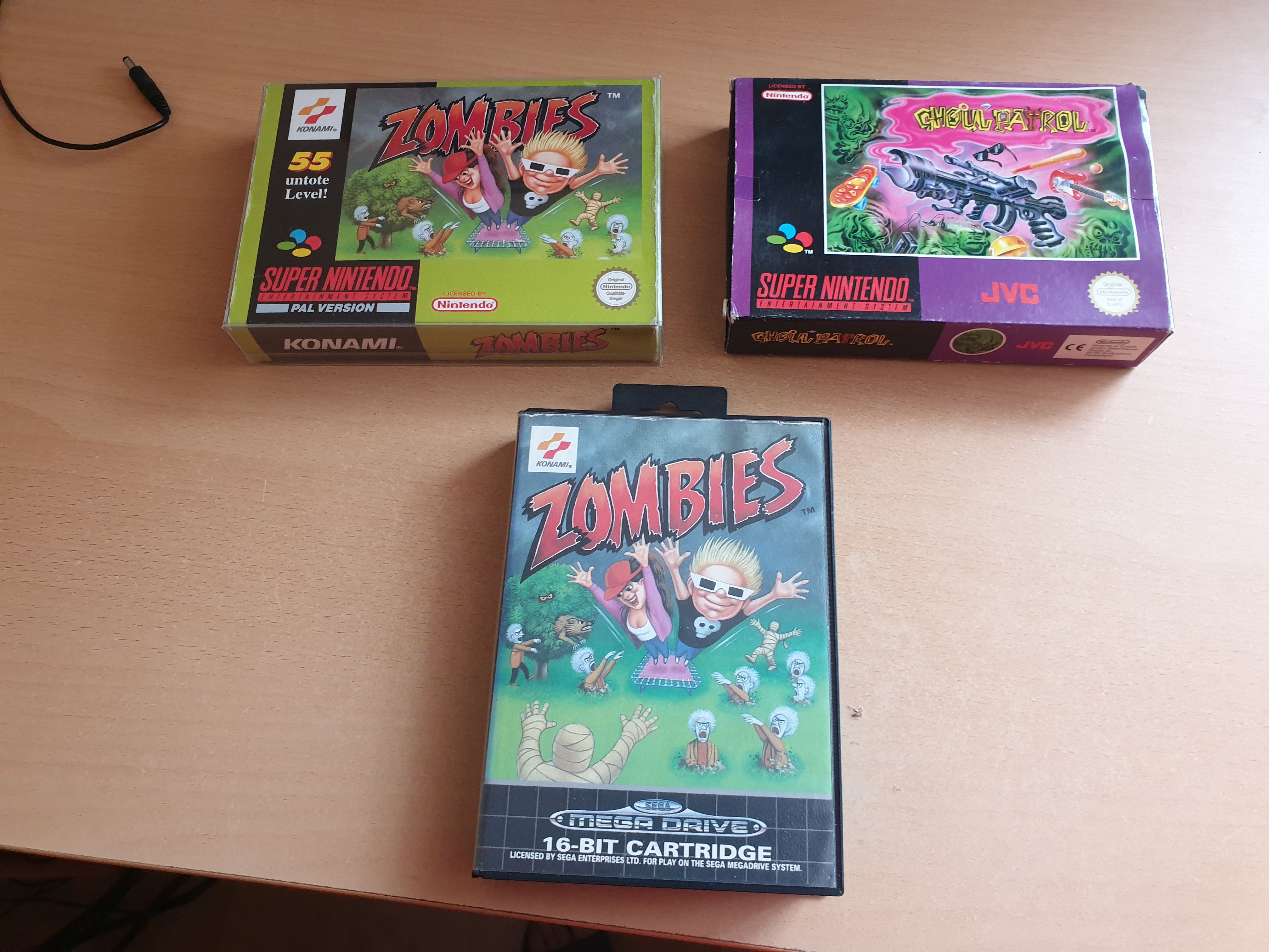 Zombies Sur Sega Megadrive – Konami – Complet PAL – Très Bon état – 1993