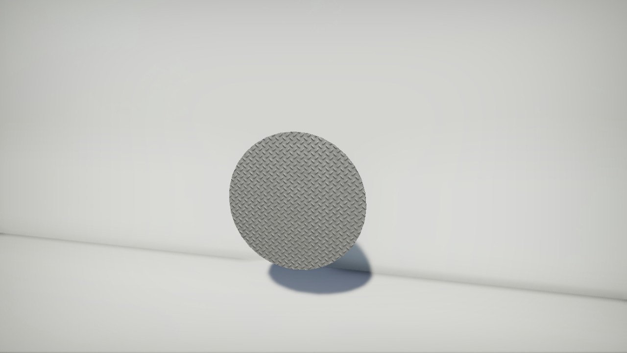 Metal Treadplate Circle 2x2m