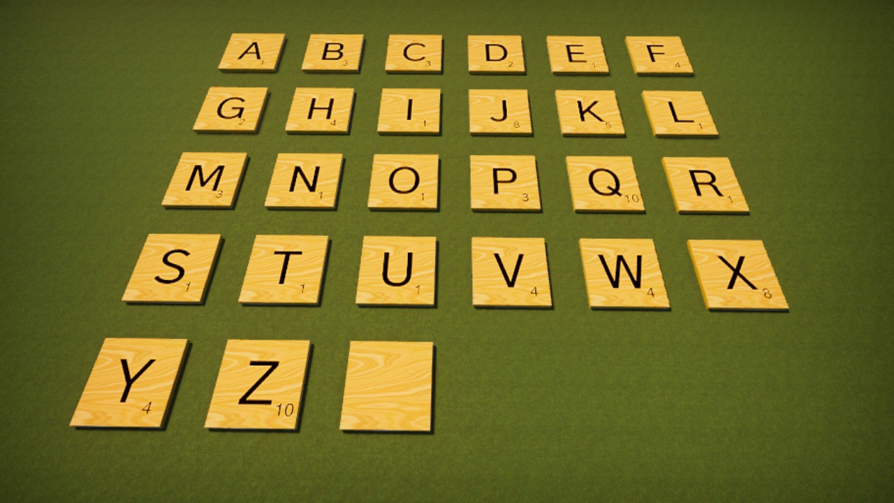 Scrabble Alphabet TMTK