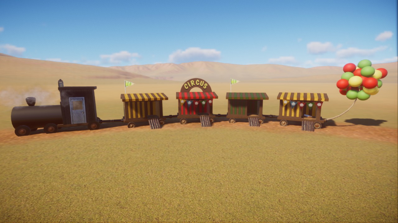 🎪 Circus train shelter 🎪