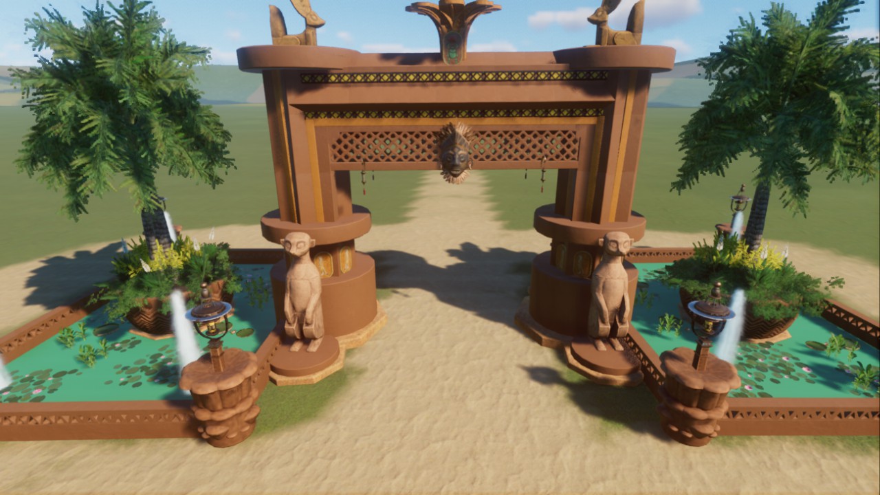 ☀️ Zoo africa entrance entrée ☀️
