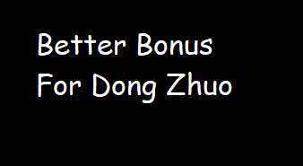 Dong Zhuo Resource Buff
