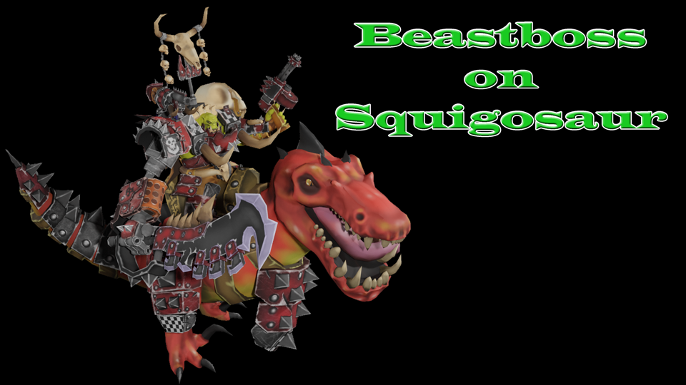 Ork Beastboss on Squigosaur