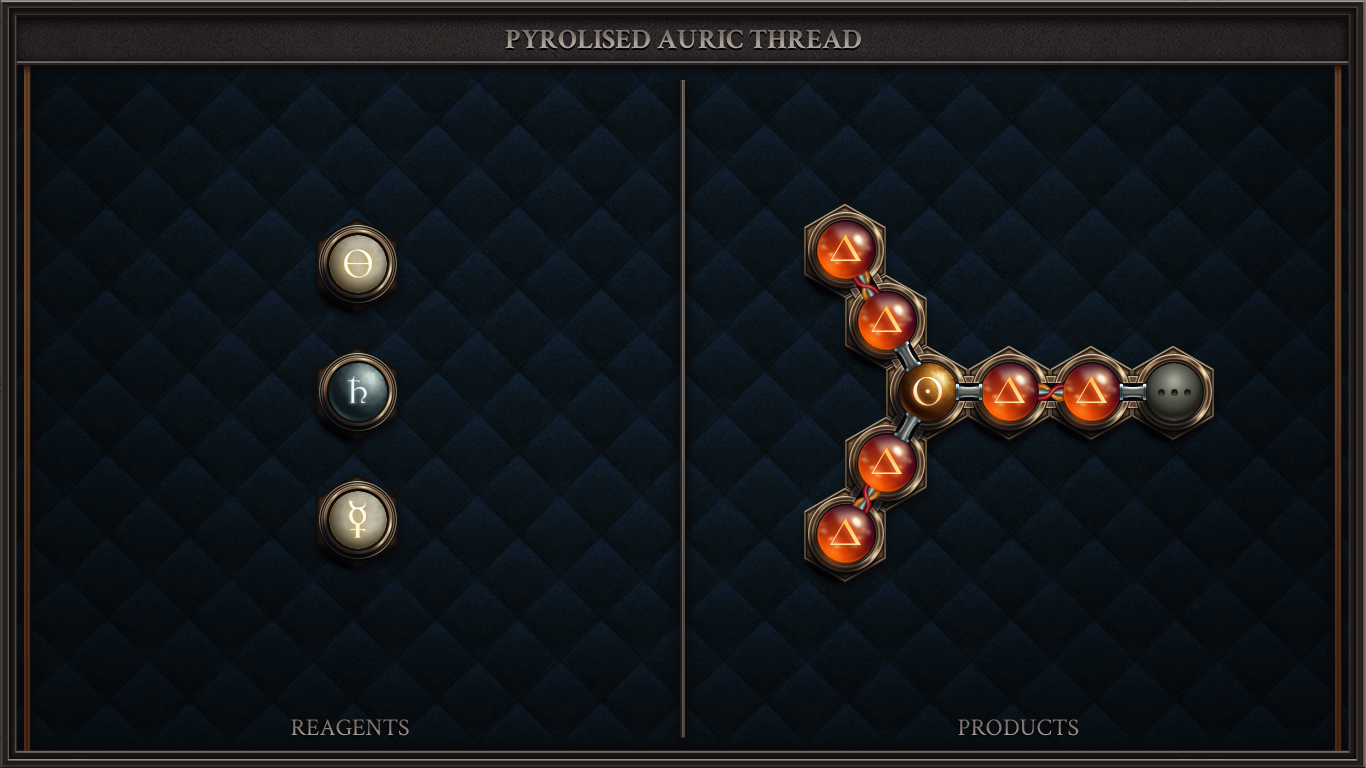 Pyrolised Auric Thread