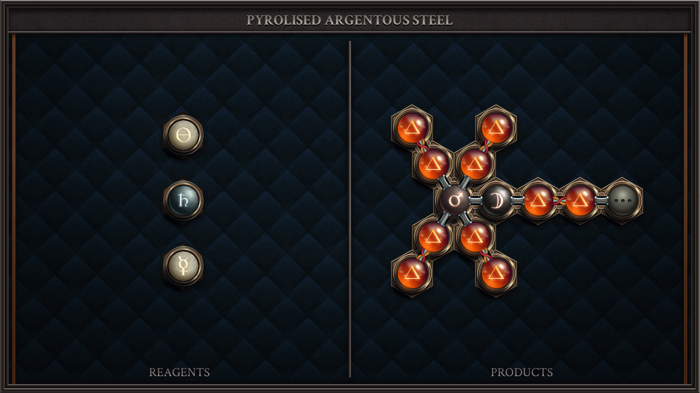 Pyrolised Argentous Steel