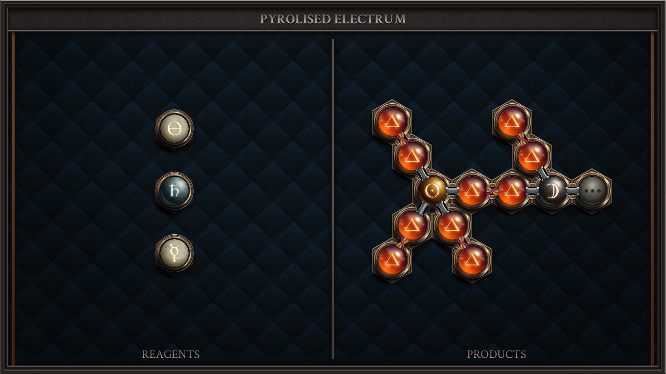 Pyrolised Electrum