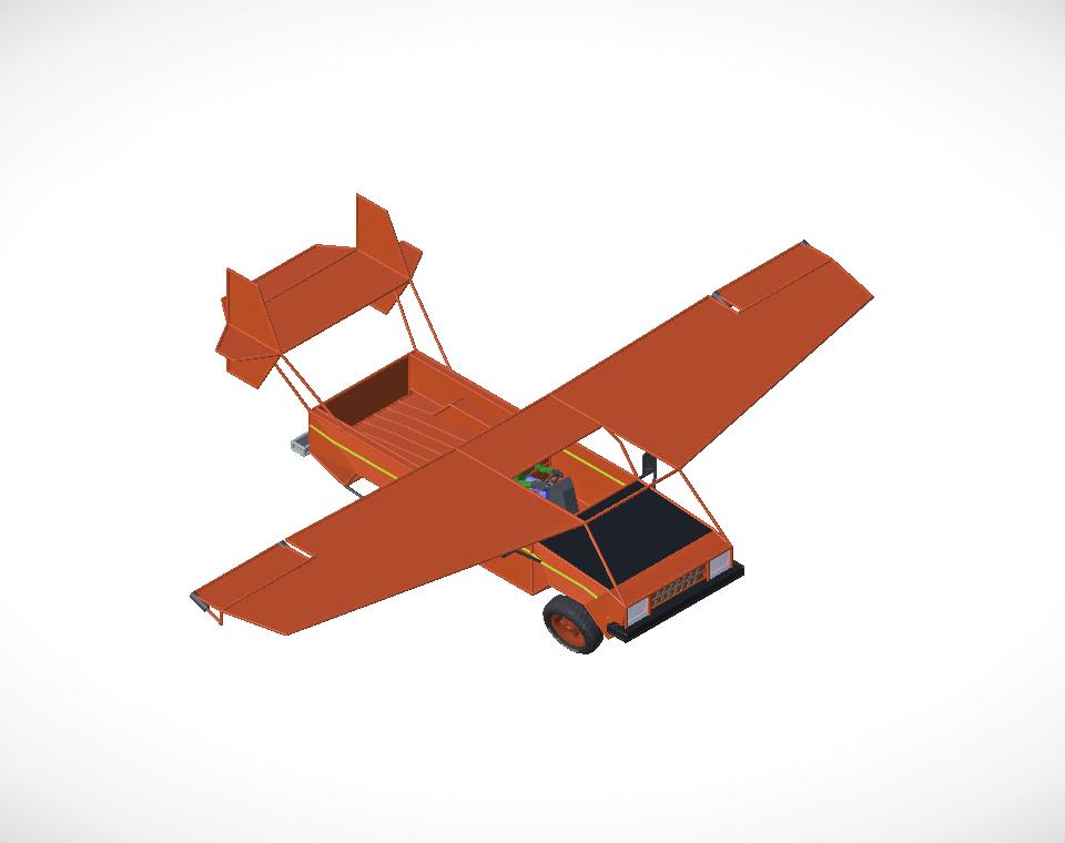 Flying Truck By Skropeling