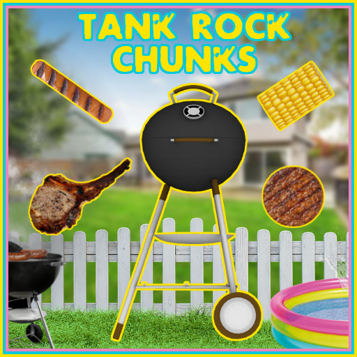 Pool Party & BBQ - Grilled Food Tank Rock Chunks