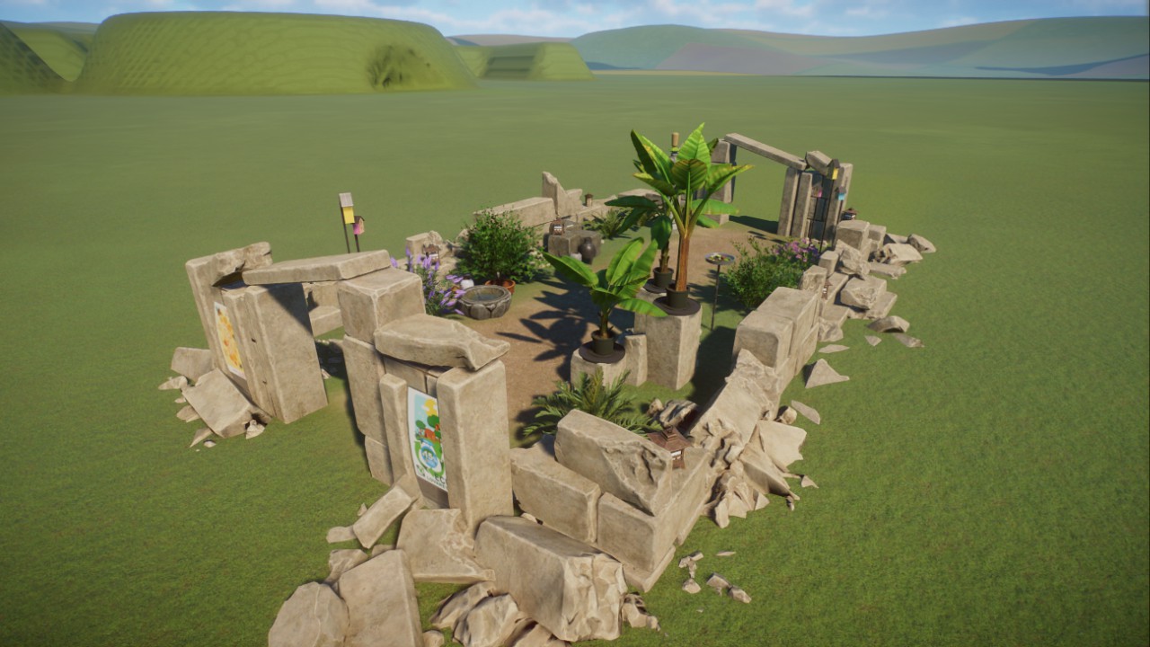 Ruins with Butterflies preview