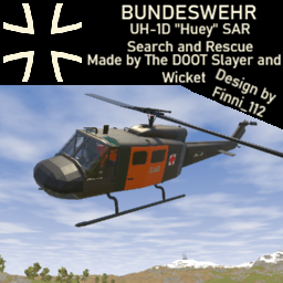UH-1D "Huey" SAR Bundeswehr Finniemmalygart Heeresfliegerstaffel 48