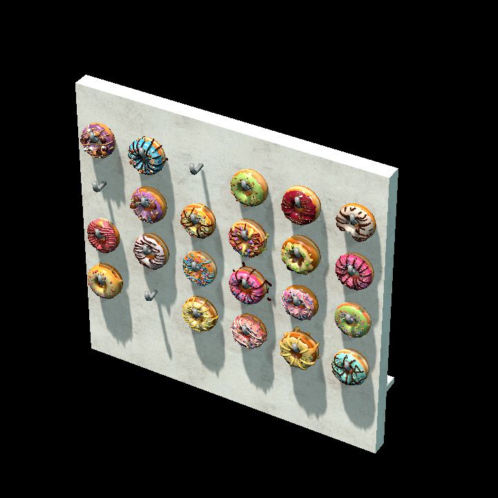 Wall of donuts 2