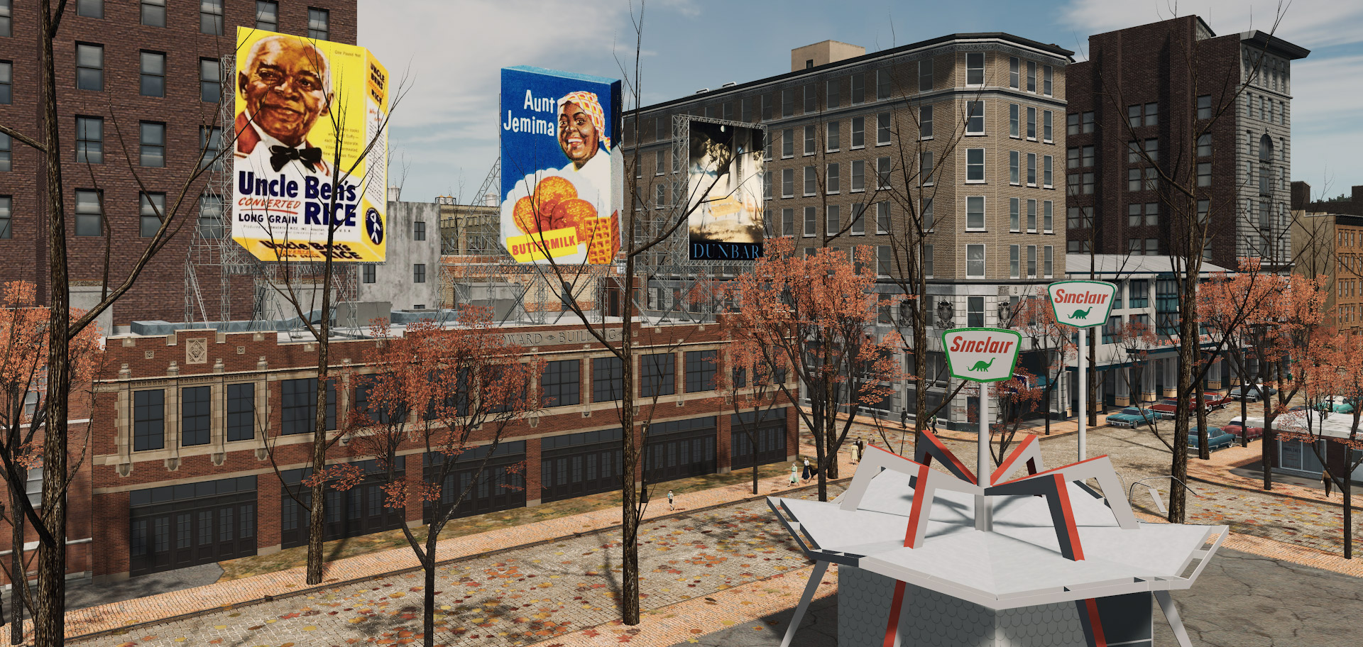 Vintage Uncle Ben and Aunt Jemima billboards pack