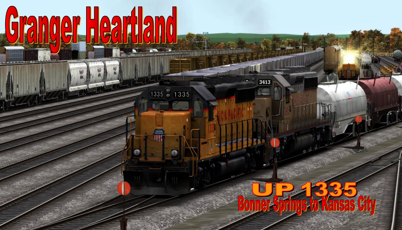 UP 1335 - Bonner Springs to Kansas City