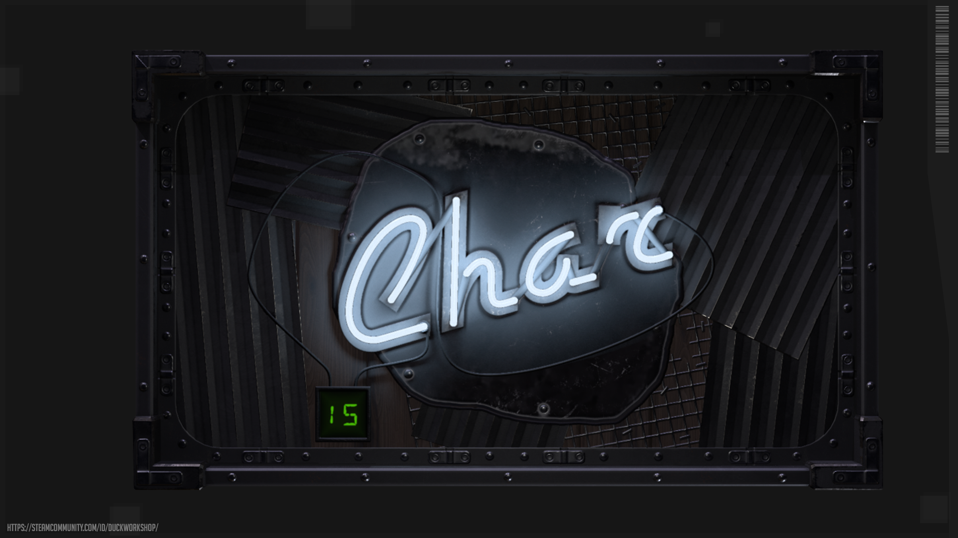 Neon Charcoal Storage
