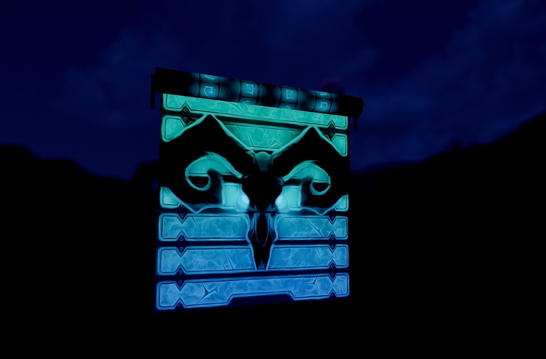 Glacial Visage Garage Door