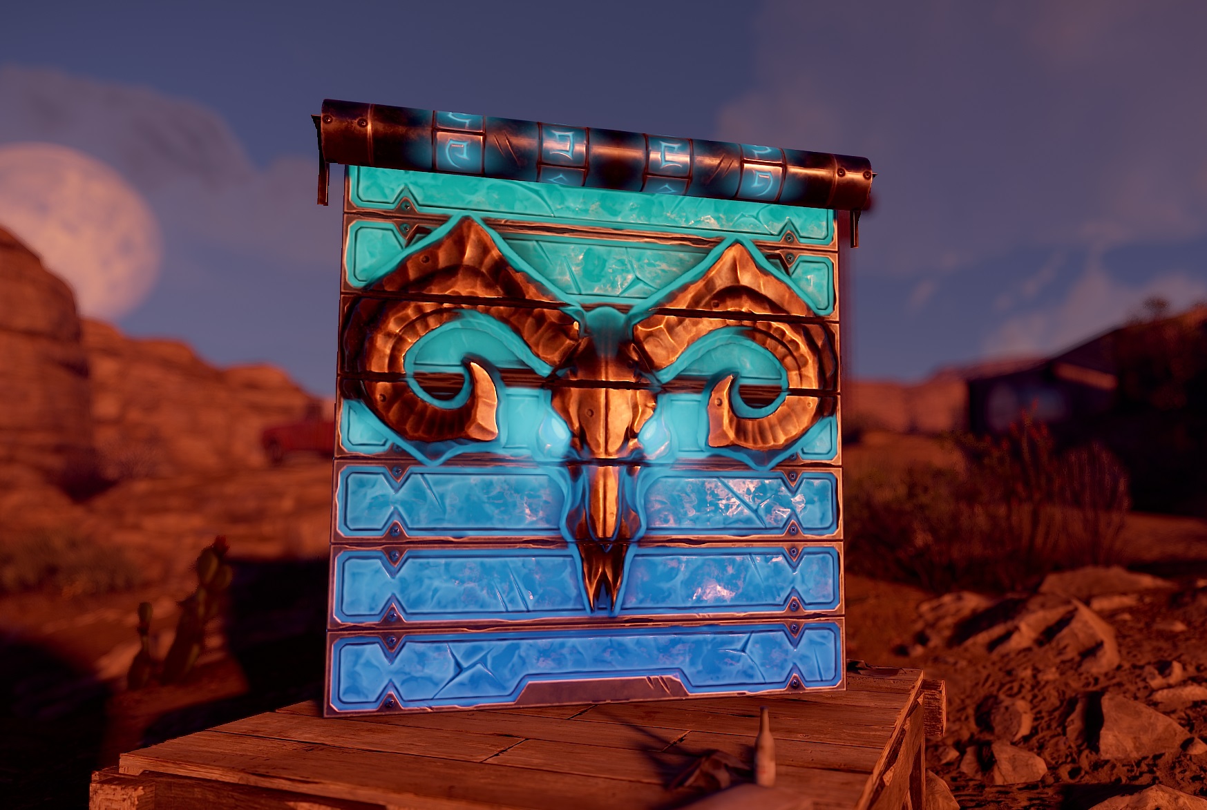 Glacial Visage Garage Door