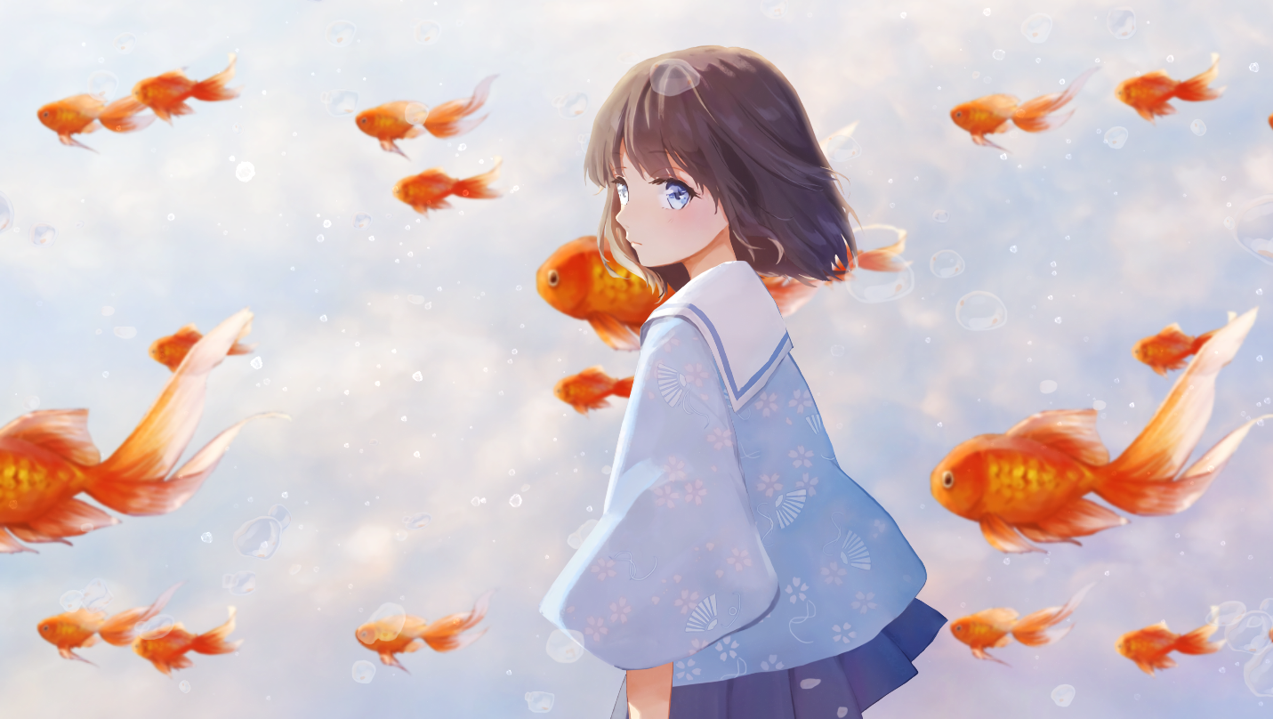 Steam Workshop::金魚- Goldfish 4k {Artwork by 友にゃん}