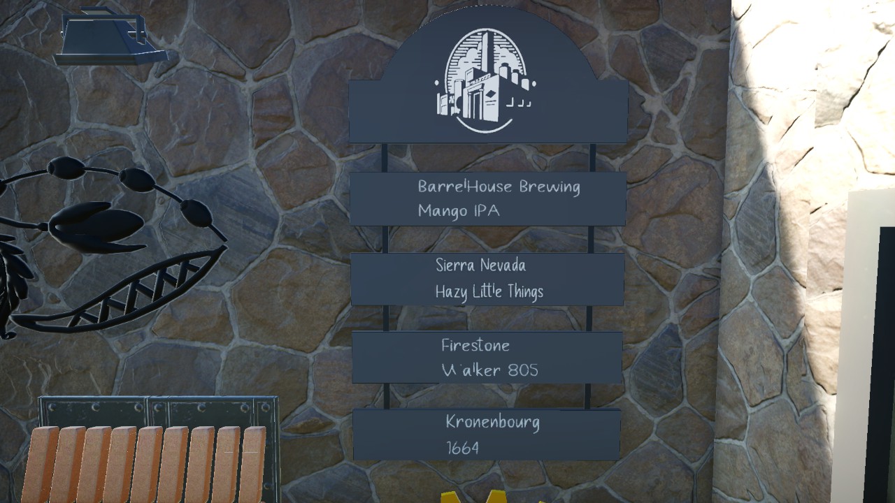 Grimlock Chalkboard Beer Sign