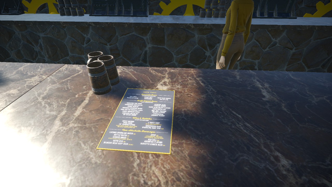 Beer Menu Small