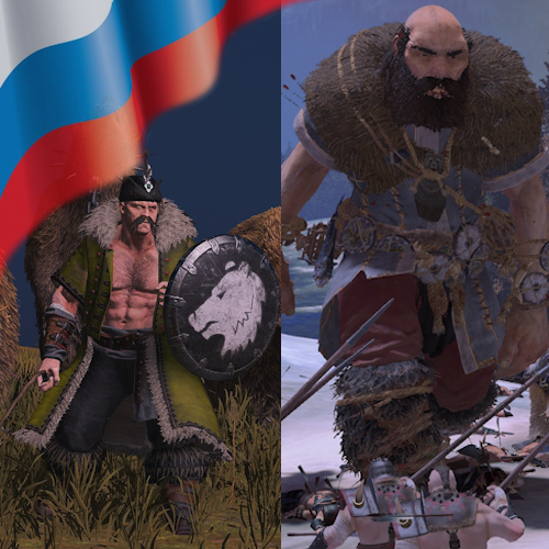 Русификация A Few Kislev Units (Beast-Tamers and Giants)