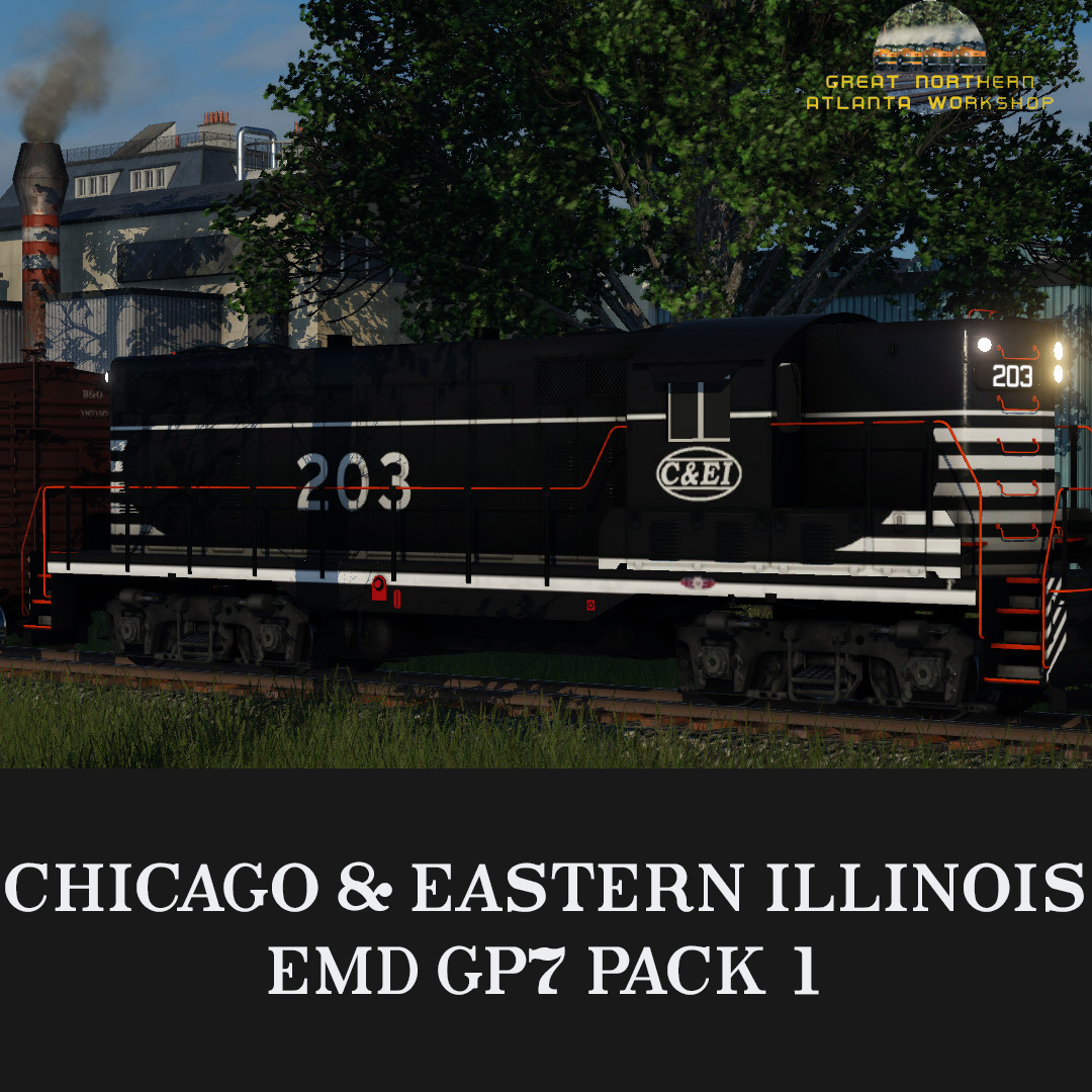 Chicago and Eastern Illinois Railroad EMD GP7 Pack 1