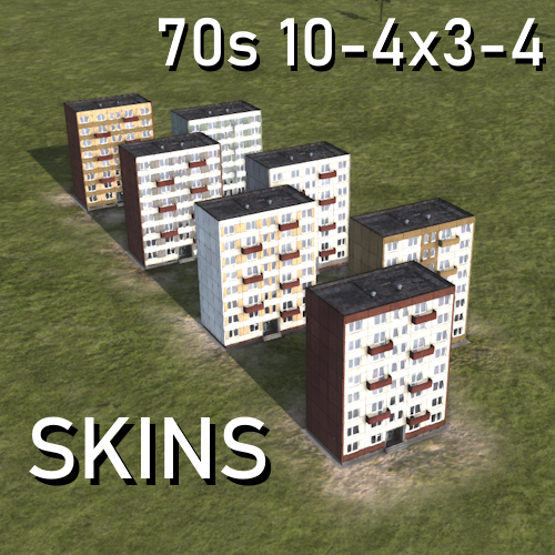 Skins for T06B NA 70s 10-4x3-4 row houses