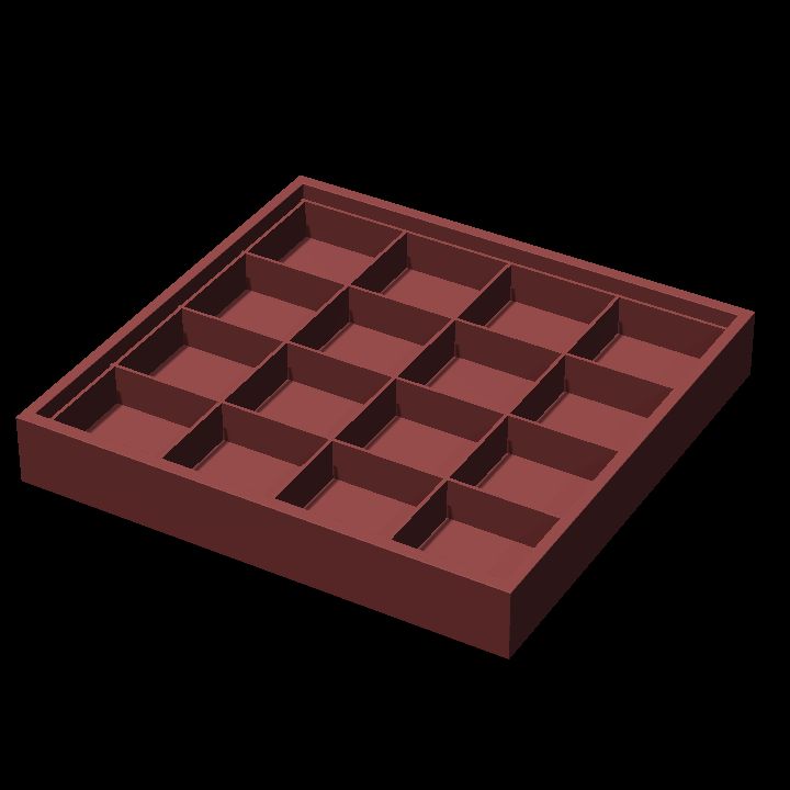Chocolate box empty 4