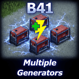 [B41] Multiple Generators – Project Zomboid Mod