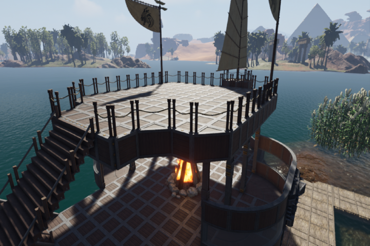 Barco pequeno para bancadas – Soulmask Mod