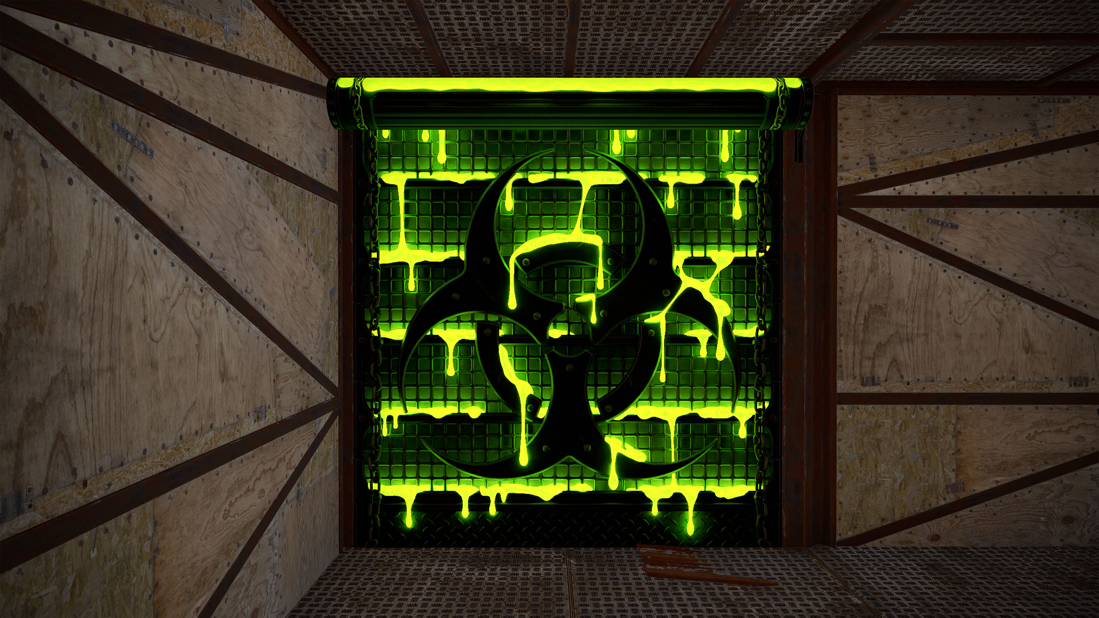 Biohazard Bunker Garage Door thumbnail 9