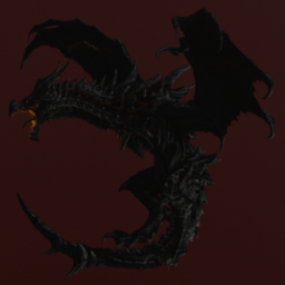 Black Dragon Cutout