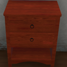 Bedside Table Palisander Wood