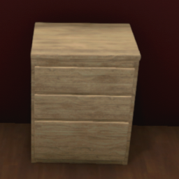 Bedside Modular Drawer Raw Wood