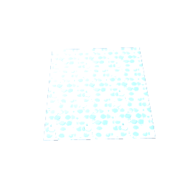 3x3 Light Blue Beach Stone Tile