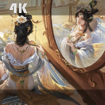 三国杀【窗影镜花 冯妤 待机】4K preview