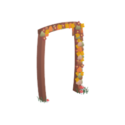 Arch with flowers