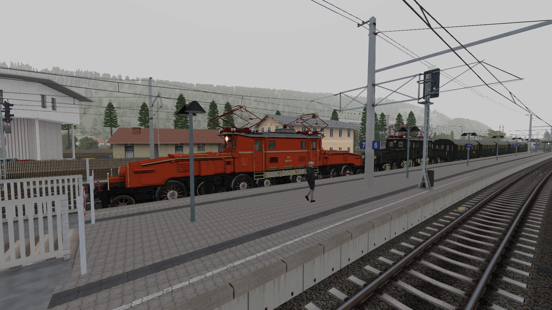 562 Austria tour Ennstalbahn P8 Krokodil Story 2 Bischofshofen to Eben im Pongau