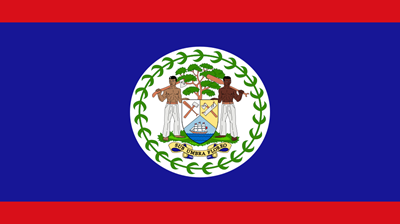 The flag of Belize
