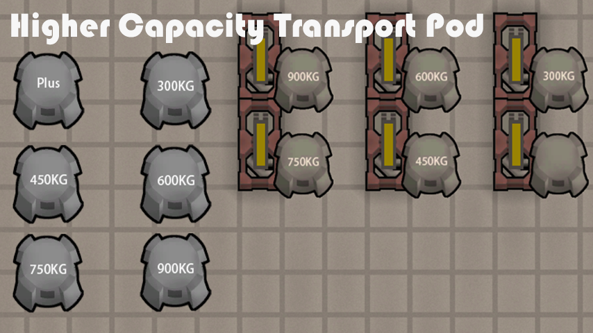 Higher Capacity Transport Pod