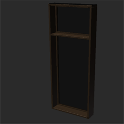 glaspanel 100 for door frame oak2 200 275