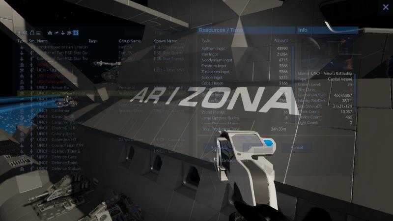 UNCF - Arizona Battleship