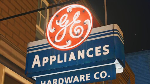 Steam Workshop::Vintage General Electric (GE) Appliances Neon Sign