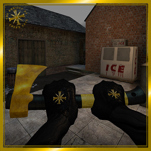 Golden-Black Hatchet Axe [ Reskin ]